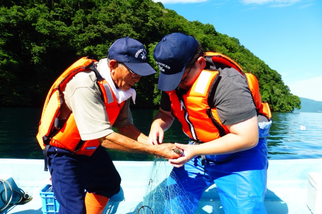 十和田湖ひめますの風景