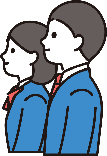 学生のイラスト